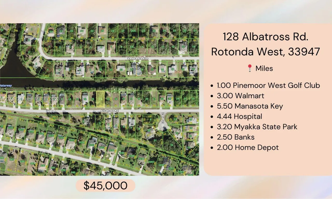 128 ALBATROSS RD, Other City - In The State Of Florida FL 33947