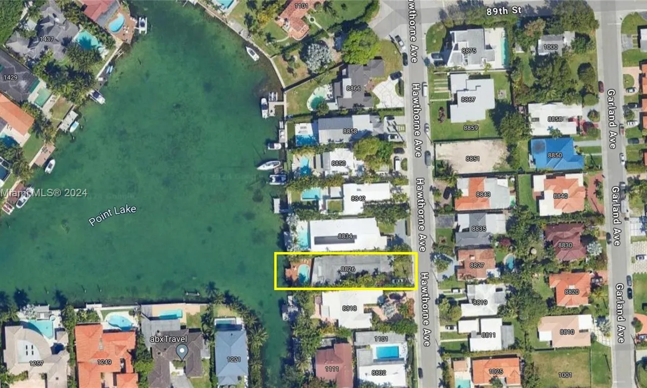 8826 Hawthorne Ave, Surfside FL 33154