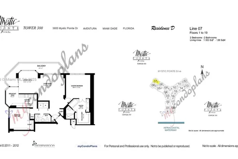 3600 Mystic Pointe Dr # 1607, Aventura FL 33180
