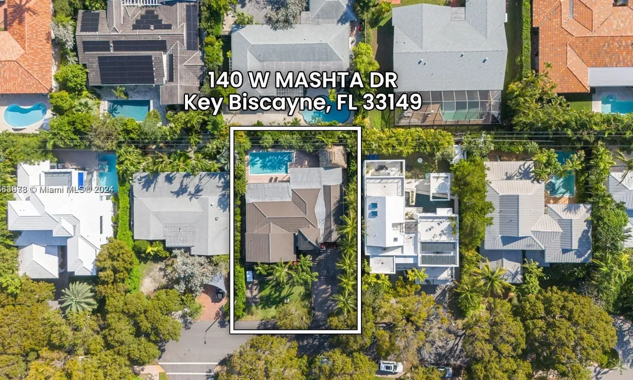 140 W Mashta Dr, Key Biscayne FL 33149