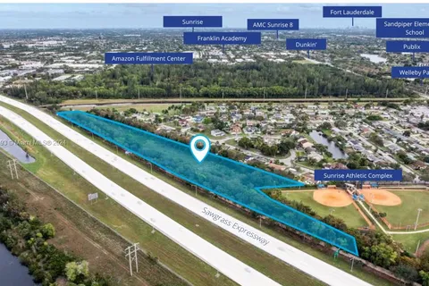 Commercial Land For Lease Sawgrass Expressway, Sunrise FL 33323