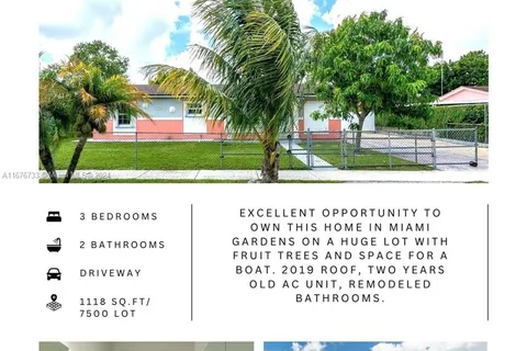 4492 NW 180th St, Miami Gardens FL 33055