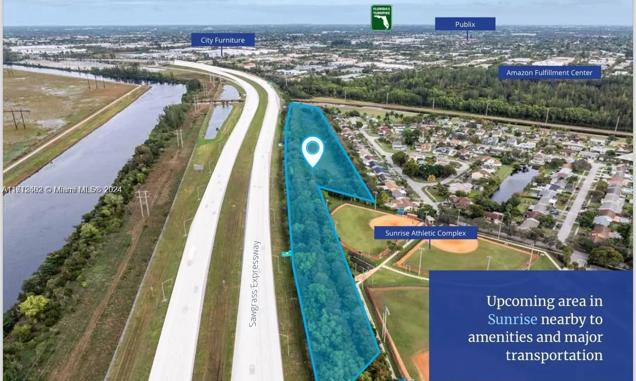 Sawgrass Expressway Land for Lease, Sunrise FL 33323