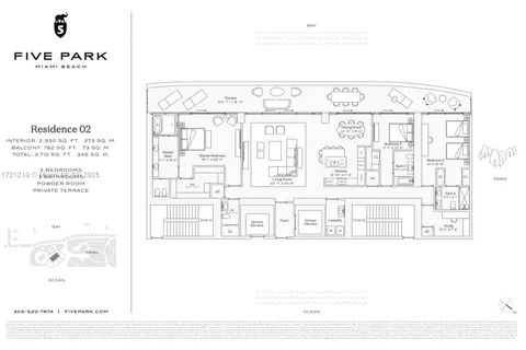 500 Alton # 3602, Miami Beach FL 33139