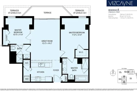 253 NE 2nd St # 1401, Miami FL 33132